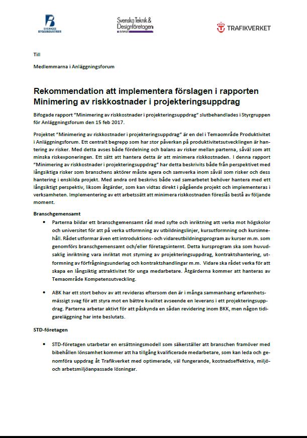 planering och projektering