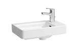 Konsoler och tillbehör Litet tvättställ, asymmetriskt höger Dimensioner: 480 x x 85 mm 165 225 420 40 155 115 7606 LAUFEN PRO-A 8.1595.4 TVÄTTST.