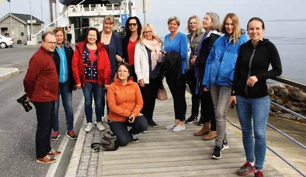 Gruppen som var med på länsstyrelsens studieresa till Norge där de har en helt annan landsbygdspolitik än i Sverige.