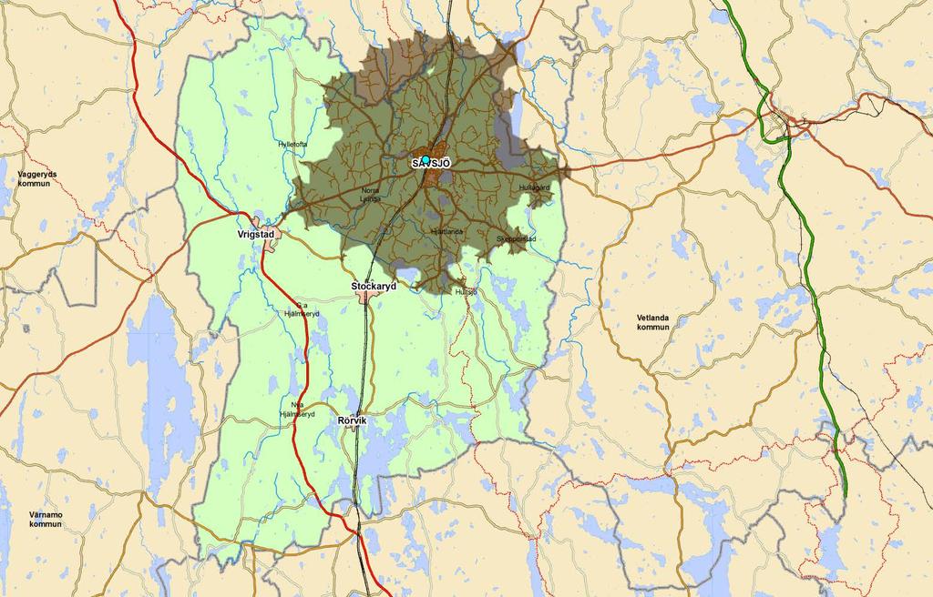 Bilaga 1a Förstainsatsperson (FIP) Markering visar områden med