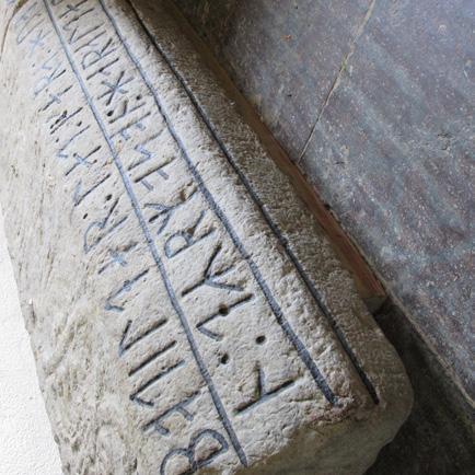 Vings kyrka. 1 2 3 4 6 7 8 9 1.