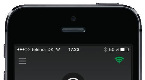För att kunna ställa in HWM SmartControl är det nödvändigt att först ansluta via Wi-Fi Direct och därefter ansluta HWM SmartControl till ett Wi-Fi nätverk.