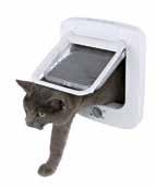 Låt katten komma och gå som den vill! Kat tluckor - så funkar det Bra! Freecat de Luxe En klassisk kattlucka för montering i dörr eller vägg med 19-65 mm tjocklek.