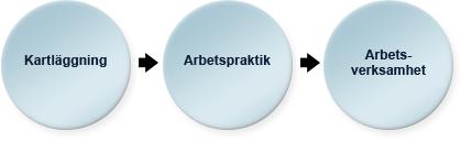 Kartläggning Det första steget är kartläggning. Syftet är att lära känna personen och skapa förtroende samt att hitta vad personen är intresserad av.