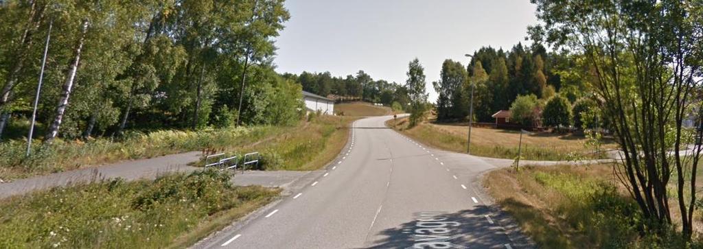 Gång- och cykelväg utan ledningar Fortsättning från Hedlunds