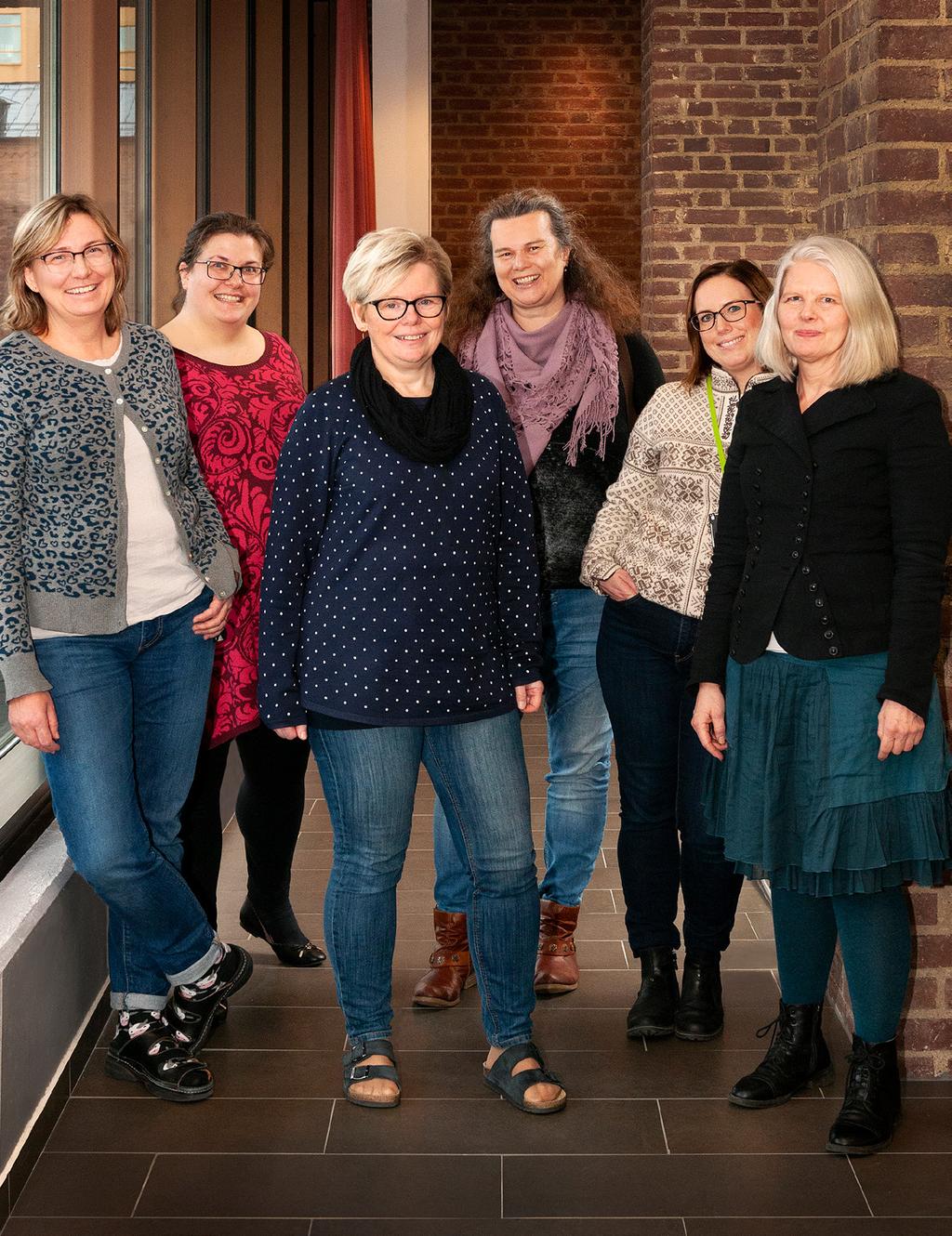 Lena Söderman, Saco-S, Sofie Fredriksson, Saco-S, Christina Haal, OFR/S,P,O, Elisabet Boman, Saco-S, Jenny