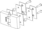 Knob GEOLUX Geolux Pull Geolux Wall Mount Hinge Geolux Glass to
