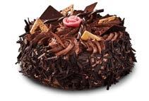 spännande fyllningar, kokt vaniljkräm och färsk svensk grädde. Schwarzwaldtårta Klassisk favorit med nötmarängbottnar fyllda med luftig vispgrädde. Traditionsenligt dekorerad med chokladrutor.