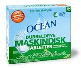 nr. 61483 179 00 Ord. 196:00 74 00 Ord. 84:90 /dnk 99 00 Ord. 108:90 TVÄTTMEDEL DUBBELDRYG OPARFYMERAD REFILL 3,5 kg Ocean Art. nr. 61484 SKÖLJMEDEL HÖGKONCENTRAT 5 l Ocean Art. nr. 61212 MASKINDISK TABLETTER 100 st Ocean Art.