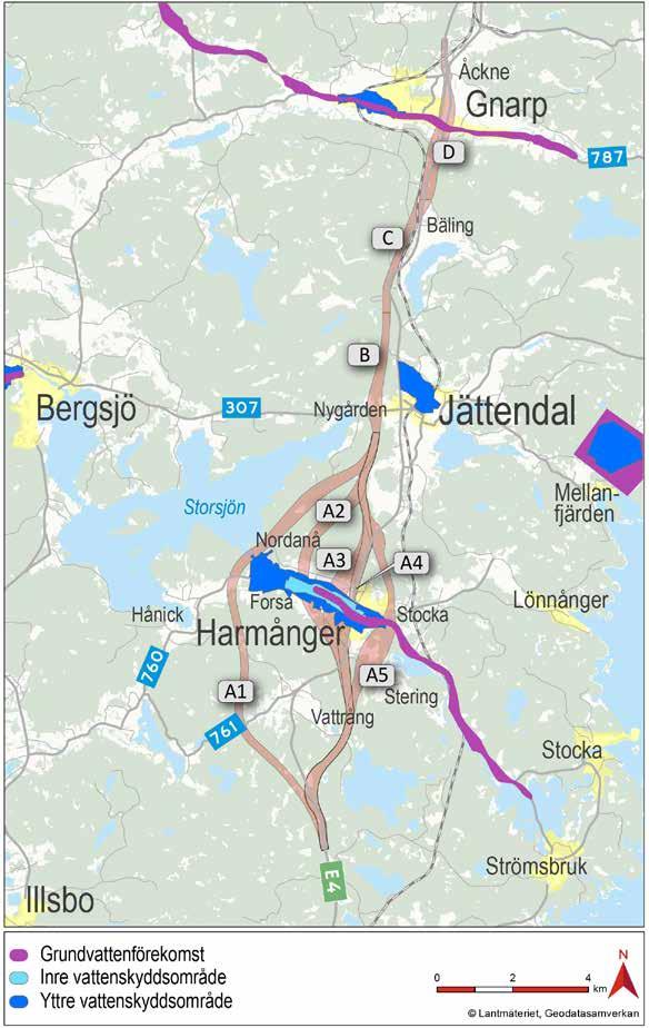 avsatt väster om E4 söder om Gnarp. Ankomst till Ulvberget bedöms ske från E4.Området bedöms inte påverkas av vägplanen och behandlas inte vidare i denna handling. Naturreservat, 7 kap.