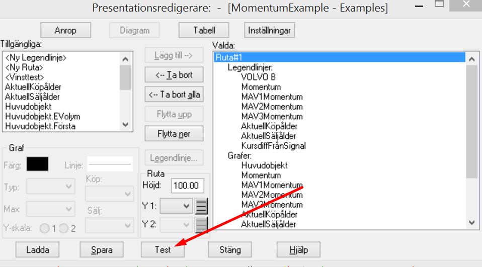 ex. Diagram Klicka på Diagram