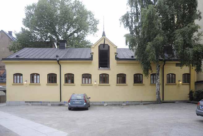 STALLET, HUS 8, FRÅN SEKELSKIFTET 1900 BYGGDES FÖR POLISENS RÄKNING. FOTO J. MALMBERG.