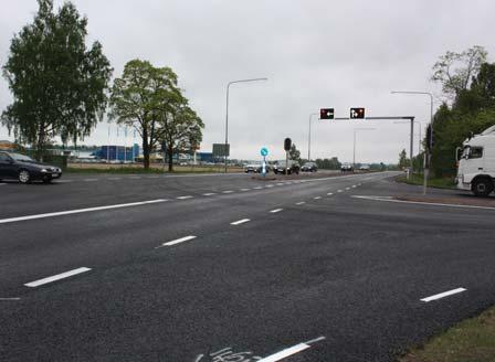 cirkulation samt en gång- och cykelport för oskyddade