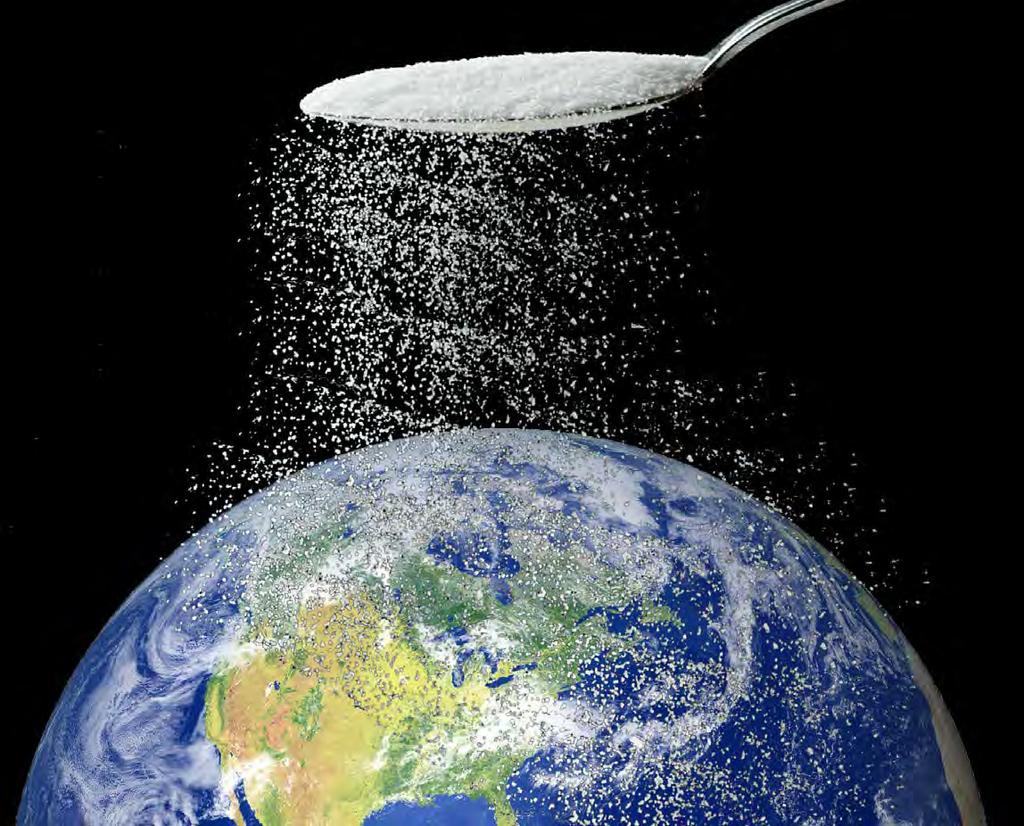 AKTUELLT 18 Betodlaren 3 2016 FOTOMONTAGE: THOMAS JÖNSSON Rör(l)ig världsmarknad. Prisnivån på socker i EU är anpassad till världsmarknadspriset.