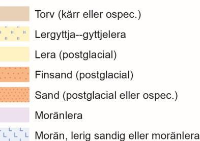 Planområdet inom röd streckad linje. Fornlämningar Det finns inga kända fornlämningar inom planområdet.