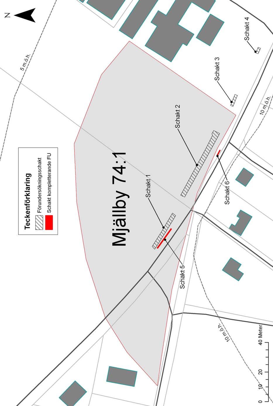 Bilaga 1 - plan över sökschakt