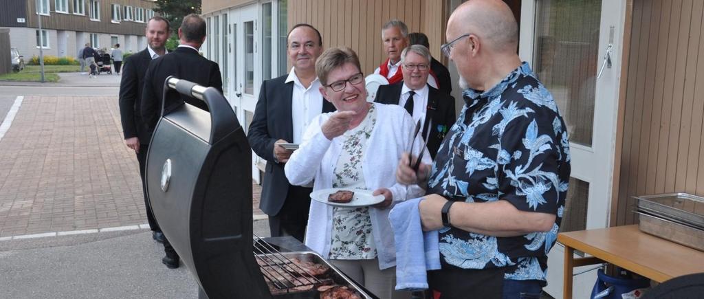 Sommarloge Fredagen den 29 juni var det dags för sommarloge med reception i grad I.
