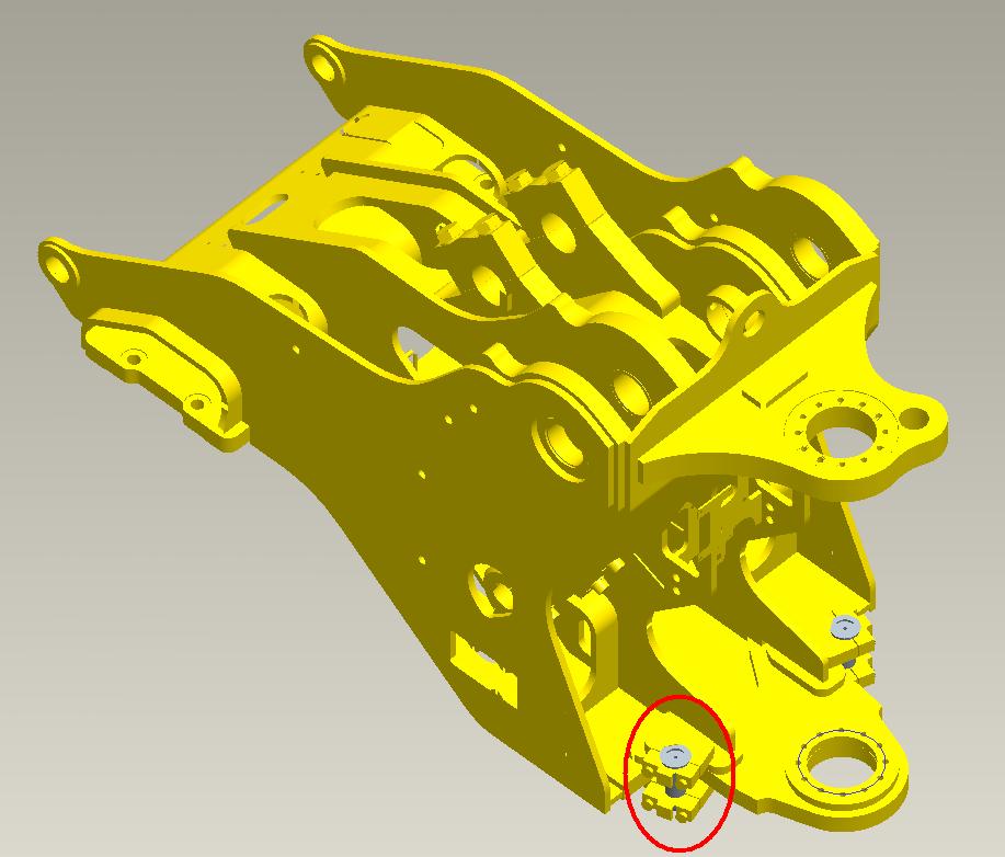 ST1030 load-frame The load-frame to ST1030 is named 5575 7009 56. The left hand side is used in the FEA.