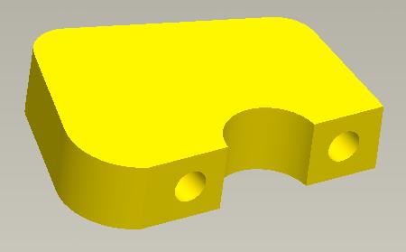 Trunnion base (upper) The Atlas Copco article number for the trunnion base, see figure 42, is 5575 2981 00 and its drawing is found in appendix 18.