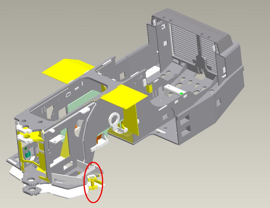 ST14 power-frame The power-frame to ST14 is named 5580 0031 17 and it is the right hand side that is used in the FEA.