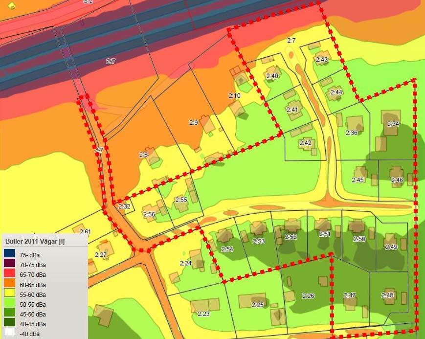 Cykeltrafik Detaljplanen medför ingen förändring av de befintliga cykelbanorna inom planområdet.