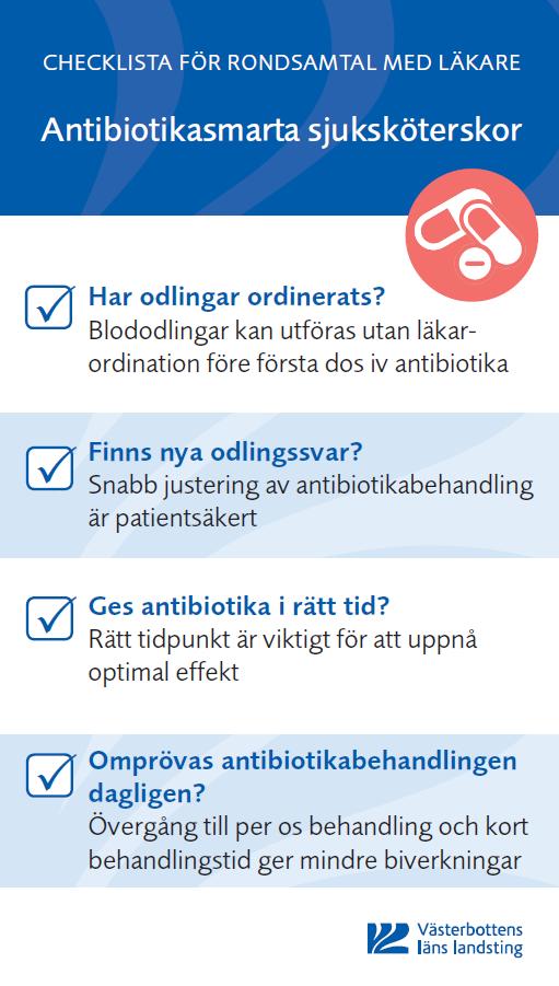 Antibiotika- och katetersmarta