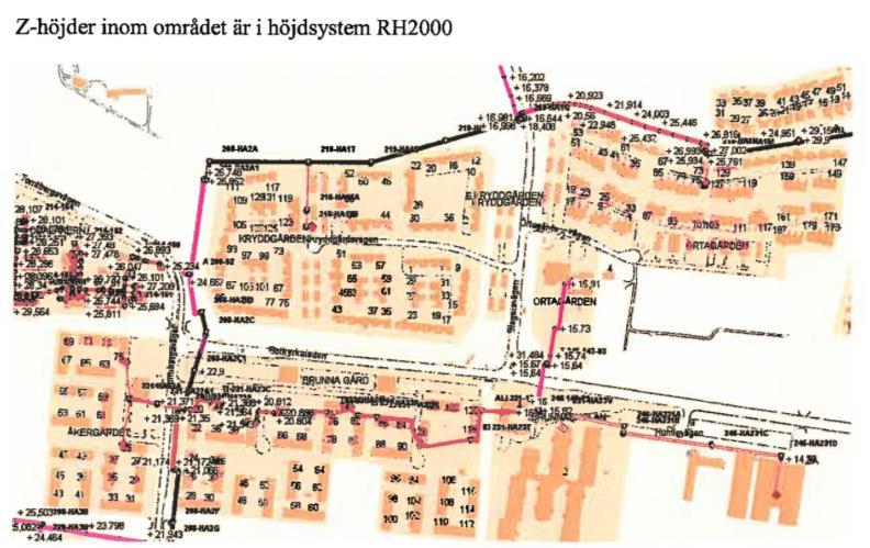 13 [19] Kommentar: Ingen kommunalmark med befintliga fjärrvärmeledningar kommer att överföras till kvartersmark.