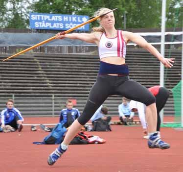 Slägga 4,0 kg 58,99 Rebecka Kvist-83 Alvesta Friidrott Falun 22/8 41,29 Fanny Roos-95 Ljungby FIK Kalmar 24/7 39,89 Rebecca Ekvall-94 Tranås AIF Vejen, DK 22/8 39,00 My Östh Gustavsson-91 Tranås AIF