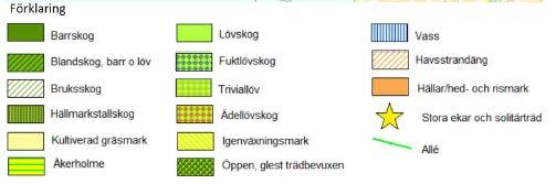 I anslutning till Klubbvägn i områdts östra dl finns tt områd md sumpskog, bstånd av al och glasbjörk, som är utpkat av Skogsstyrlsn.