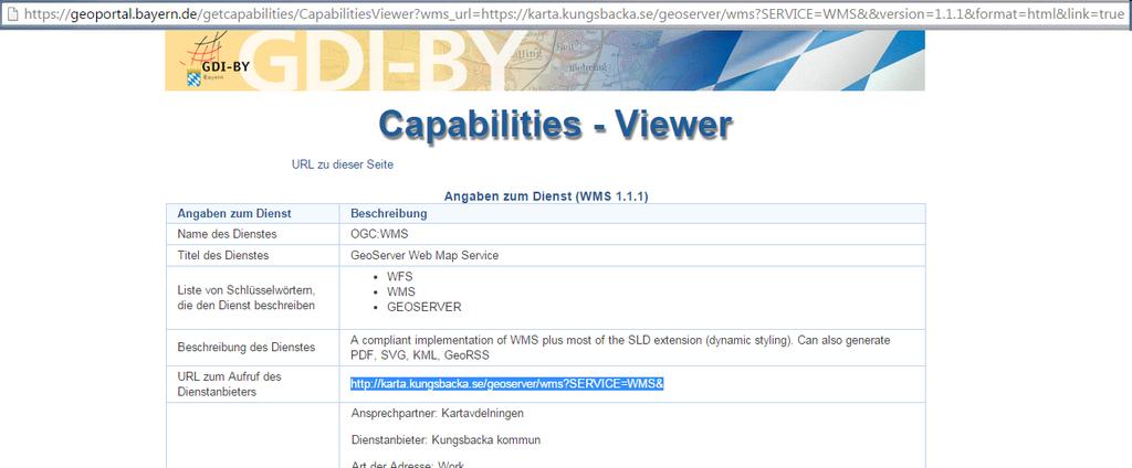 servi CE=WMS&&verson=1.1.1&format=html&lnk=true Temadag OpenSource GIS och QGIS 151209.