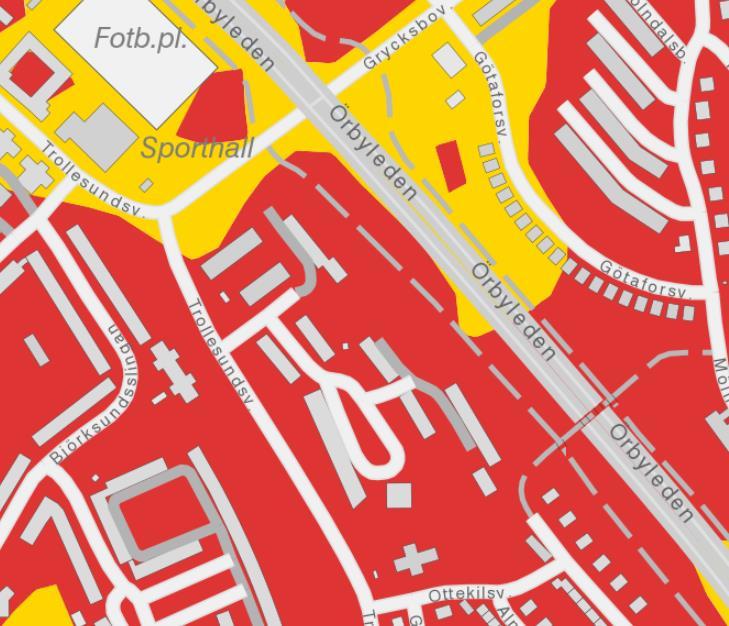 Sida 7 (20) 3.1 Geologiska förutsättningar I figur nedan framgår de geologiska förutsättningarna på platsen.