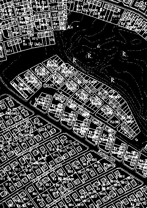 Tornväktaregatan, radhus Utby 53:D Miljön omfattar en grupp enhetligt utformade radhus.