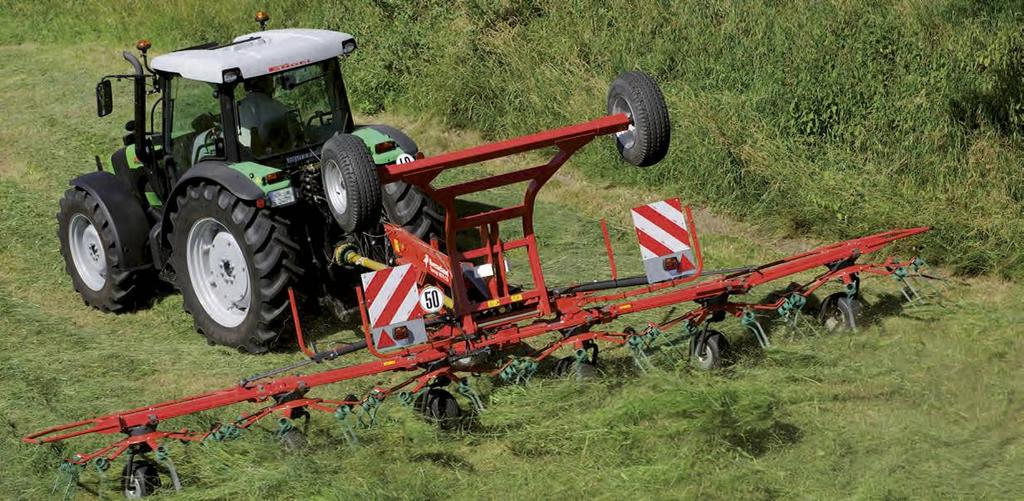 Kverneland Taarup räfspinnar med tre fördelar som förlänger livslängden.
