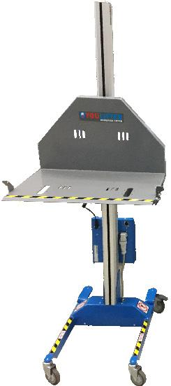 YOULIFTER 60E UNIVERSAL LIFTER E-ECO E-Trolley är vår minsta lyftvagn som är ett mycket snabbt och flexibelt lyfthjälpmedel. Lyftkapacitet på denna lyftvagn är max. 60 kg / 132 lb.