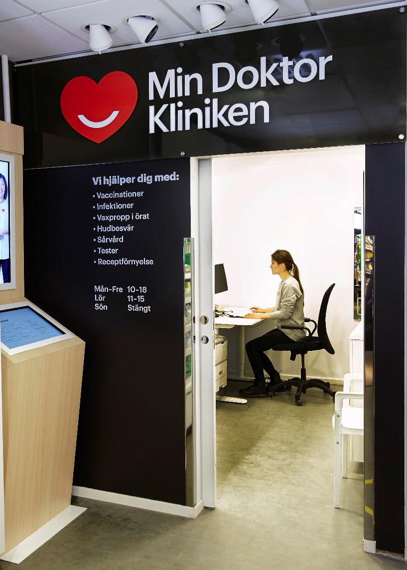 Minutkliniken konverterad till Min Doktor, hög expansionstakt framöver Apotek Hjärtat tar nu nästa steg med Min Doktor Alla tidigare Minutkliniken är nu konverterade till Min Doktor Kliniken 13