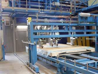 SPIKPORTAL NB3000 Spikar skivor automatiskt Utrustad med 4 verktyg för att garantera hög kapacitet Fräsenhet, borrenhet, sågenhet och regeluppriktning som option Spikportal