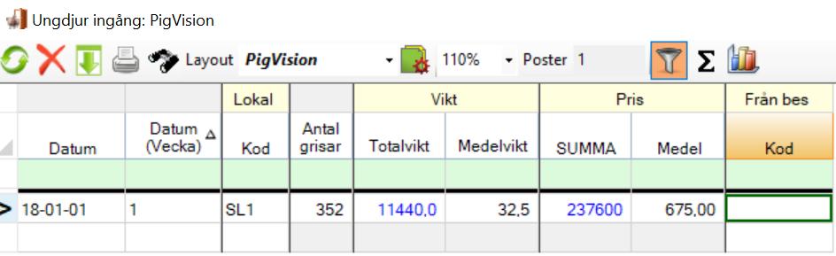 På Koppla omgång till lokal har man även möjlighet att registrera att en omgång flyttats från en lokal till en annan.