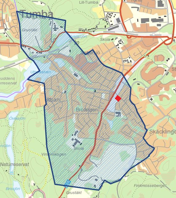 För bedömning av tillåtna flöden och föroreningsmängder efter exploatering bedöms att en lämplig- riktlinje är att dimensionerande flöden och föroreningar inte får öka jämfört med nuläget.