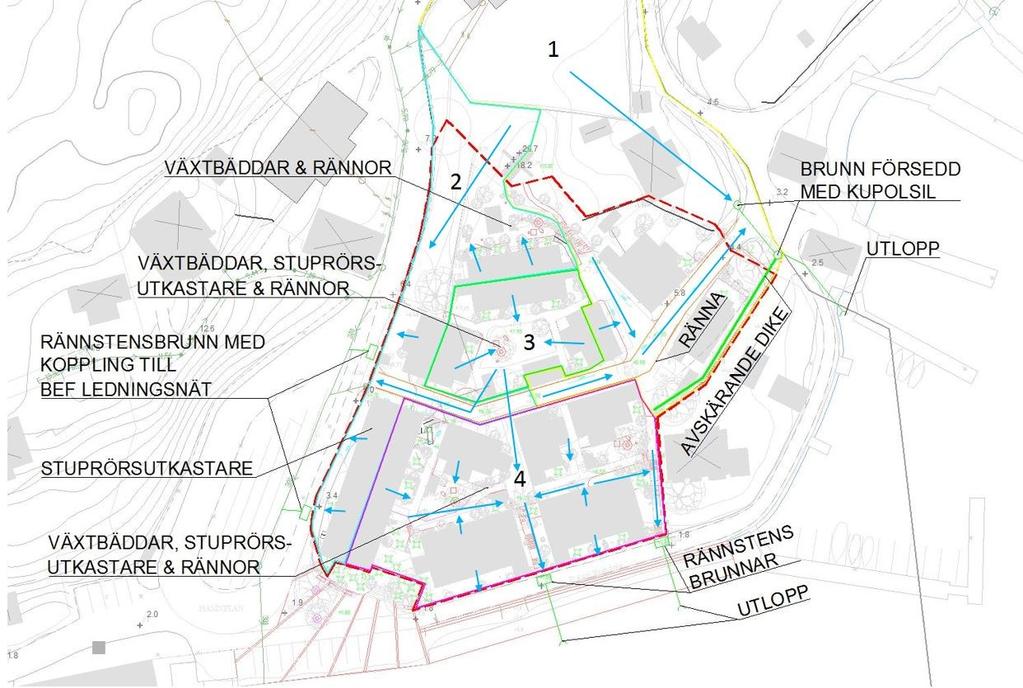 BILAGA 1 - ÖVERSIKTLIG DAGVATTENPLAN