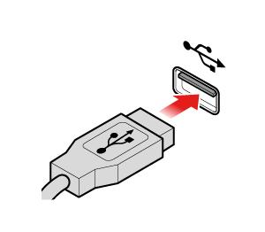 Bild 11. Byta ut det trådlösa tangentbordet 4. Ta bort USB-dongeln från tangentbordets fack eller från facket i den trådlösa musen och anslut den till en ledig USB-port på datorn. 5.