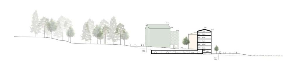 Kvarteren närmast Ekebydalen Området norr om den interna gatan, och söder om Ekebydalen, är markanvisat till Wallenstam AB.