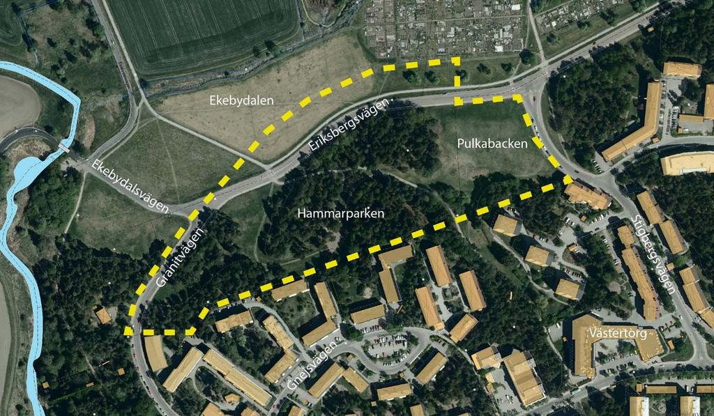 PLANENS SYFTE Syftet med detaljplanen är att göra det möjligt att bebygga delar av Hammarparken med bostadsbebyggelse och en förskola i en av byggnadernas bottenvåningar.