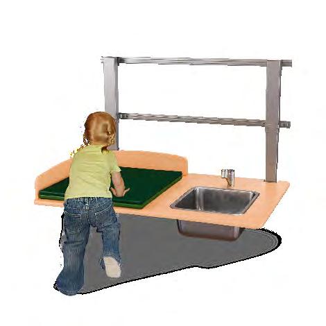 Nivå finns i en 80 cm bred modell, vill du ha med vask i skivan är bredden 120 cm.