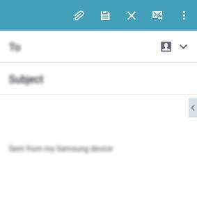 Meddelanden och e-post Skicka meddelanden Tryck lätt på E-post på programskärmen. Tryck på längst ned på skärmen för att skriva ett meddelande. Spara meddelandet för senare leverans.