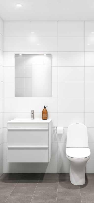 linker Östone i hus, och Nero Acapulco i hus. Dimbara spotlights i tak.