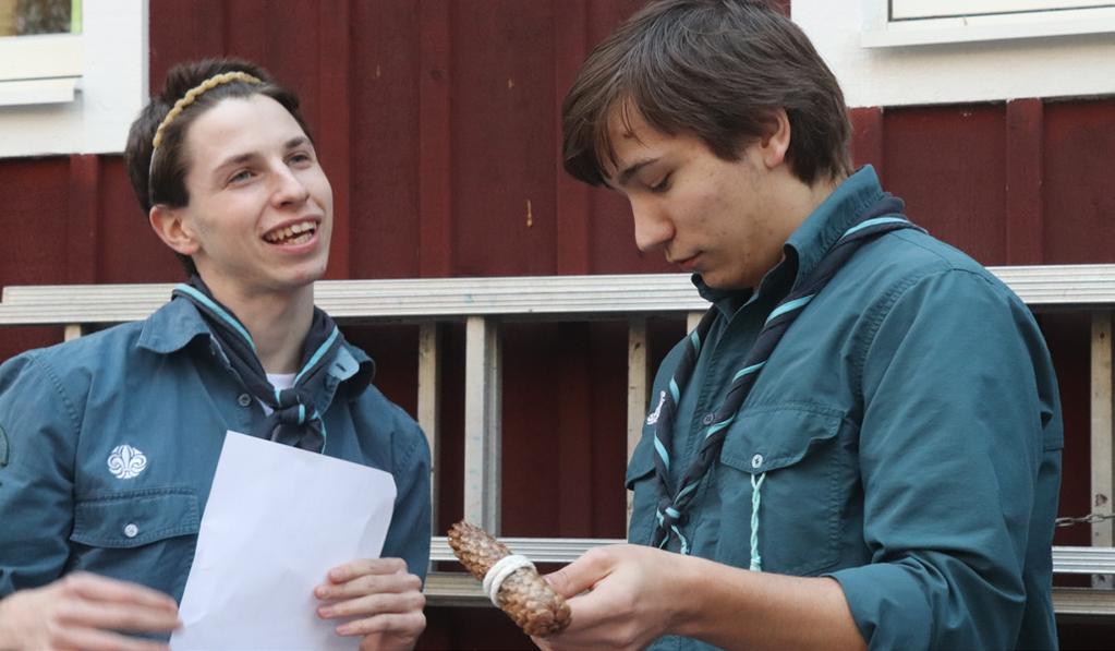 Karin Lewenstedt var ombud på NSF-utmanarnas Ting i Jonsered. Trogna hyresgäster är Levenebygdens Pensionärsförening som hyr Scoutgården en gång i månaden för sina ordinarie månadsmöten.