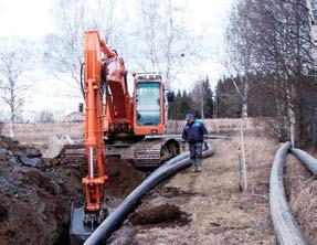Investeringar och projekt Årets mest betydande projekt var byggandet av transportavloppet från Askola till Borgå.