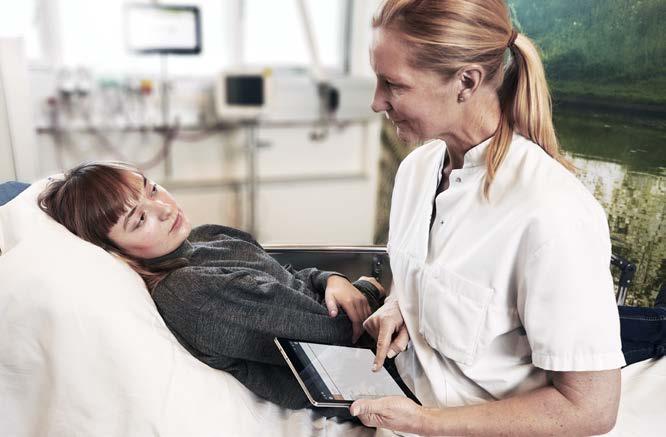 ss Inledning Omvärld Strategi Verksamheter Hållbarhet Årsredovisning Övrigt CASE INSIGHT PATIENTFLÖDESHANTERING Minskat matsvinn i sjukhusköket Det blir allt tydligare hur människans sätt att leva