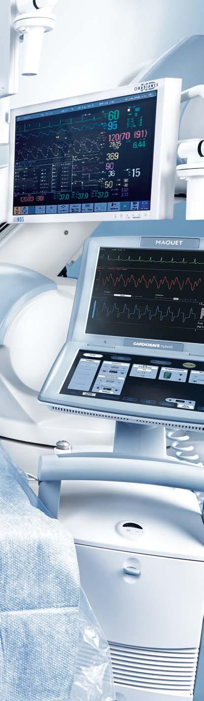 Inledning Omvärld Strategi Verksamheter Hållbarhet Årsredovisning Övrigt CASE BYPASS Lösningar som räddar hjärtan varje dag Vid kranskärlsförträngningar är medicinering eller stentar ofta det första