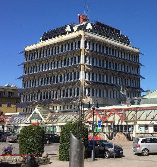 Fokus på renovering - Björken, Eken och Borgmästaren klara Stora elbesparingar i Alvesta kommunhus I huset Eken på Norrgatan 12-14 i Alvesta har AllboHus renoverat 15 lägenheter.